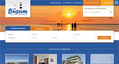 Desktop Screenshot of buesum-ferienwohnungen.de